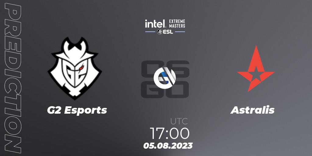 G2 Esports vs Astralis: Match Prediction. 05.08.2023 at 18:10, Counter-Strike (CS2), IEM Cologne 2023