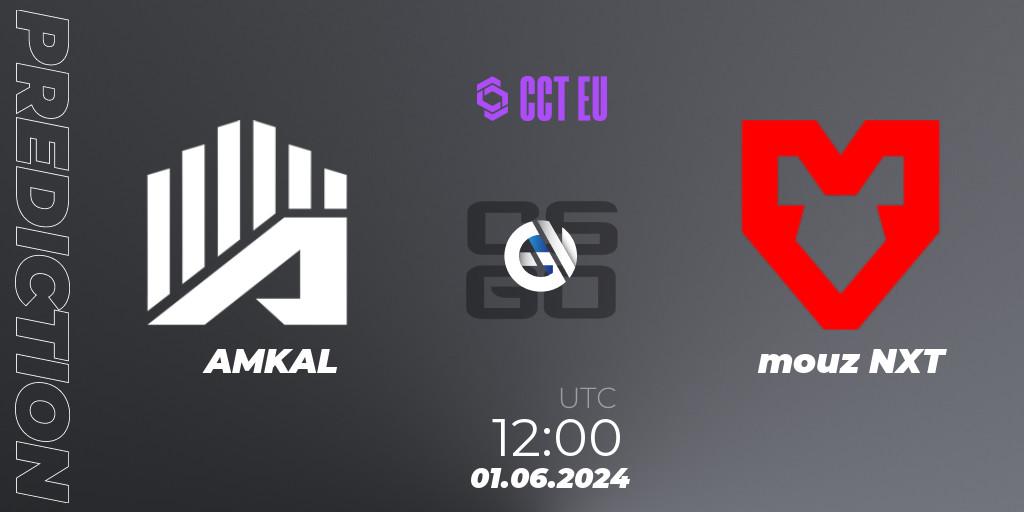 AMKAL vs mouz NXT: Match Prediction. 01.06.2024 at 12:00, Counter-Strike (CS2), CCT Season 2 Europe Series 4