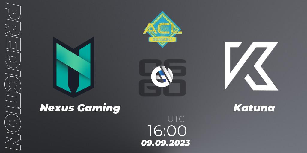 Nexus Gaming vs Katuna: Match Prediction. 09.09.2023 at 16:00, Counter-Strike (CS2), Arena Cyberclub League Season 1