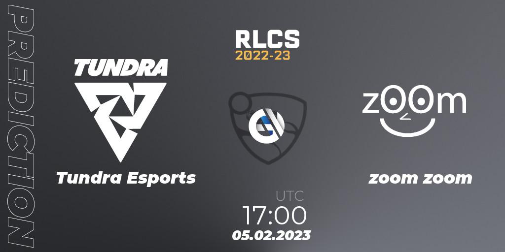 Tundra Esports vs zoom zoom: Match Prediction. 05.02.2023 at 17:00, Rocket League, RLCS 2022-23 - Winter: Europe Regional 2 - Winter Cup: Closed Qualifier