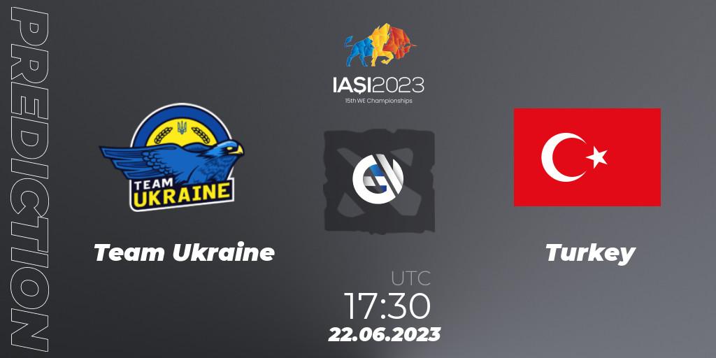 Team Ukraine vs Turkey: Match Prediction. 22.06.23, Dota 2, IESF Europe B Qualifier 2023