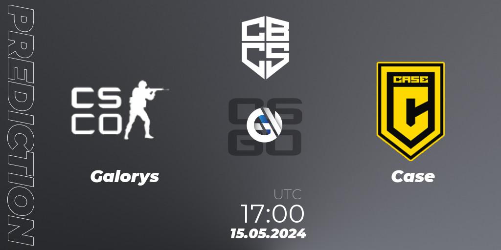 Galorys vs Case: Match Prediction. 15.05.2024 at 17:00, Counter-Strike (CS2), CBCS Season 4