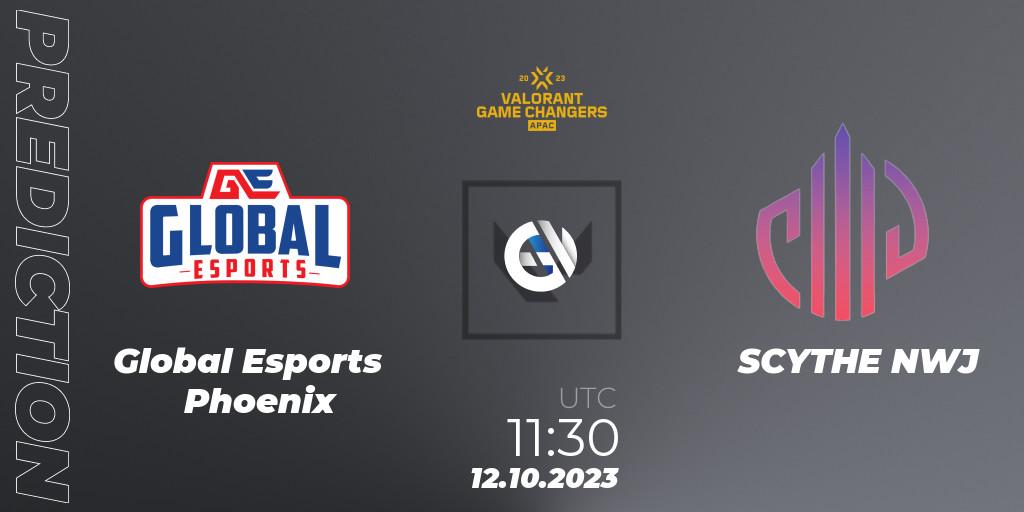 Global Esports Phoenix vs SCYTHE NWJ: Match Prediction. 12.10.2023 at 12:45, VALORANT, VCT 2023: Game Changers APAC Elite
