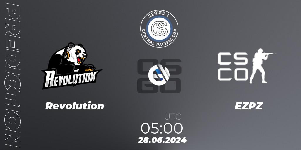 Revolution vs EZPZ: Match Prediction. 27.06.2024 at 02:00, Counter-Strike (CS2), Central Pacific Cup: Series 1