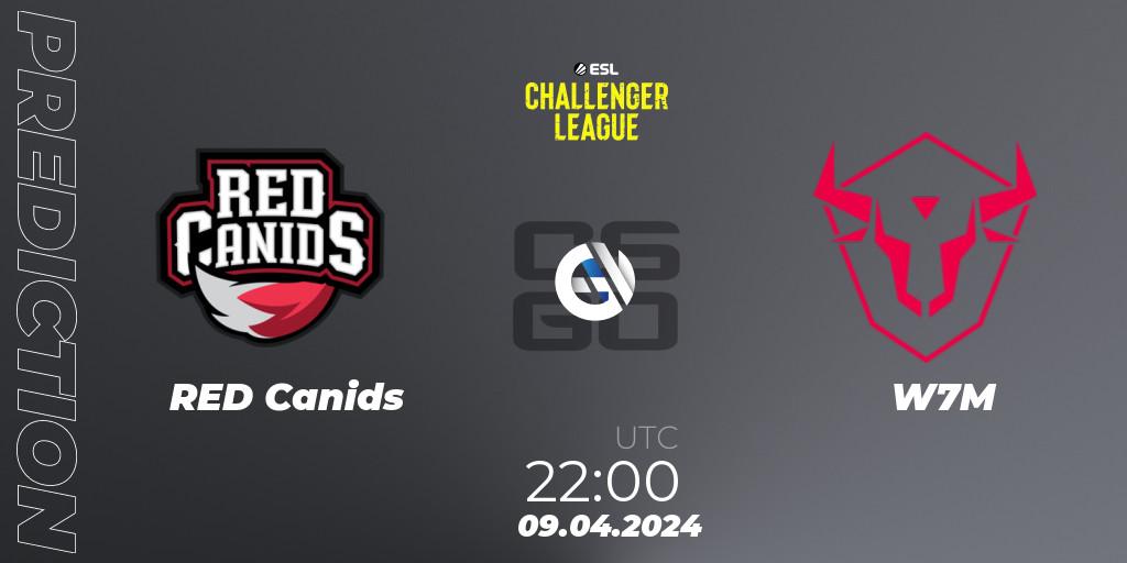 RED Canids vs W7M: Match Prediction. 09.04.24, CS2 (CS:GO), ESL Challenger League Season 47: South America