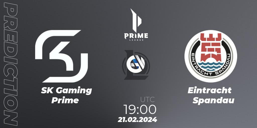 SK Gaming Prime vs Eintracht Spandau: Match Prediction. 21.02.24, LoL, Prime League Spring 2024 - Group Stage