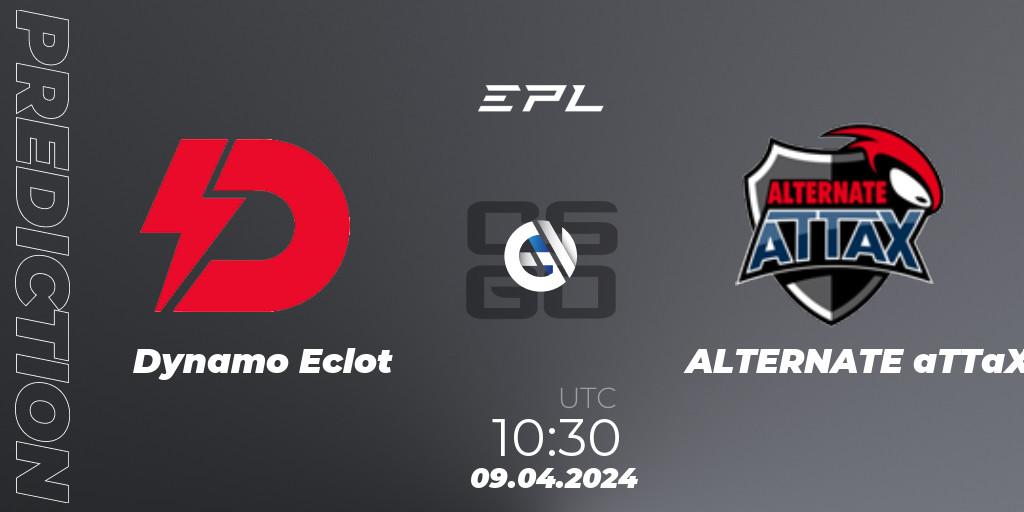 Dynamo Eclot vs ALTERNATE aTTaX: Match Prediction. 09.04.2024 at 11:30, Counter-Strike (CS2), European Pro League Season 15