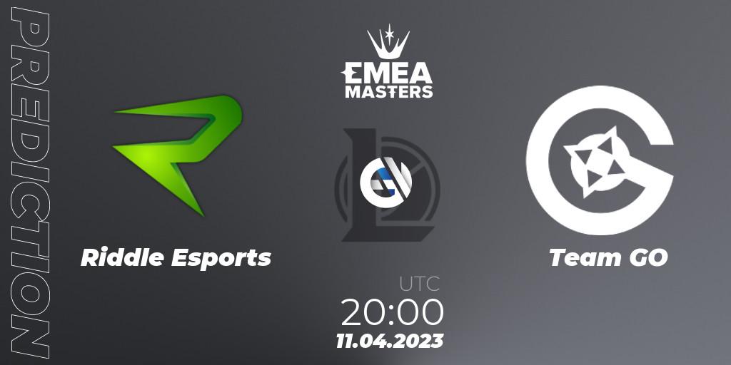 Riddle Esports vs Team GO: Match Prediction. 11.04.23, LoL, EMEA Masters Spring 2023 - Group Stage