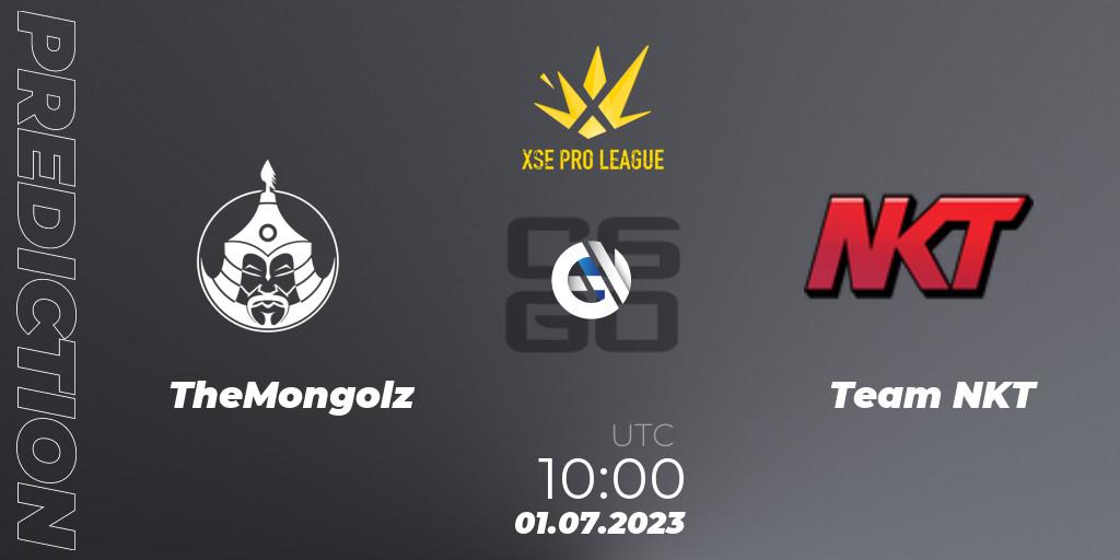 TheMongolz vs Team NKT: Match Prediction. 01.07.23, CS2 (CS:GO), XSE Pro League: Online Stage