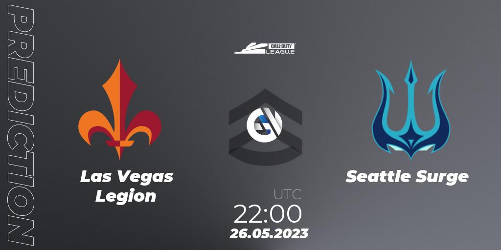 Las Vegas Legion vs Seattle Surge: Match Prediction. 26.05.2023 at 22:00, Call of Duty, Call of Duty League 2023: Stage 5 Major