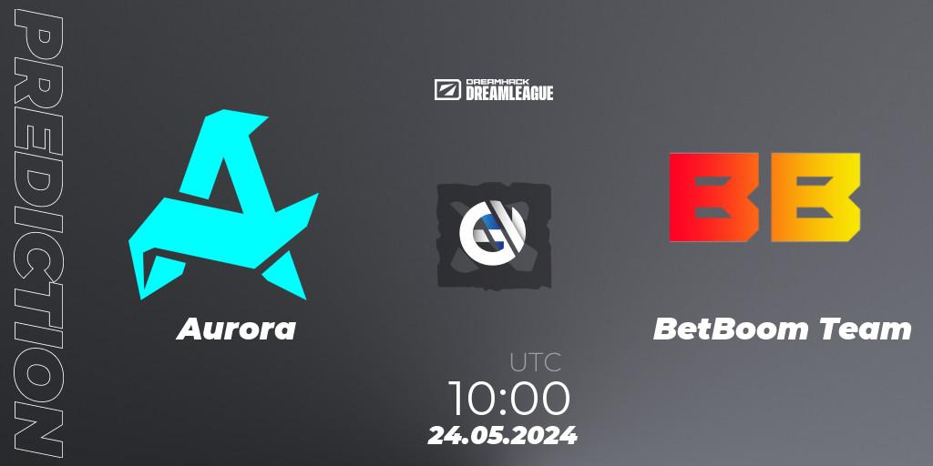 Aurora vs BetBoom Team: Match Prediction. 24.05.2024 at 10:00, Dota 2, DreamLeague Season 23