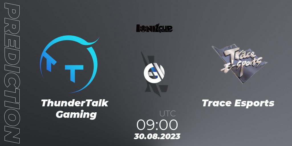 ThunderTalk Gaming vs Trace Esports: Match Prediction. 30.08.2023 at 09:00, Wild Rift, Ionia Cup 2023 - WRL CN Qualifiers