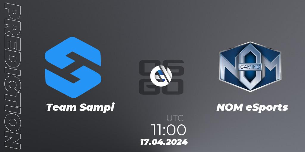Team Sampi vs NOM eSports: Match Prediction. 17.04.24, CS2 (CS:GO), CCT Season 2 Europe Series 1 Closed Qualifier