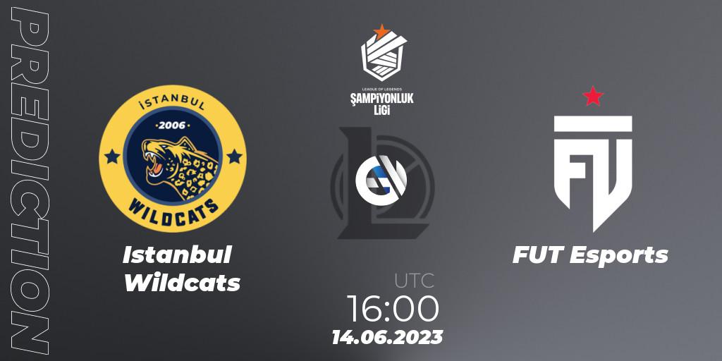 Istanbul Wildcats vs FUT Esports: Match Prediction. 14.06.2023 at 16:00, LoL, TCL Summer 2023 - Group Stage