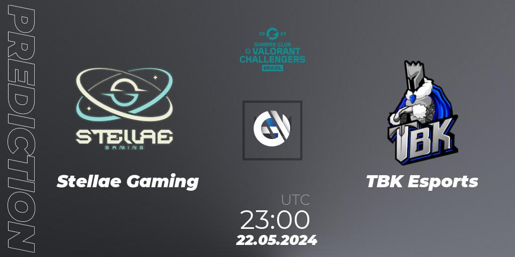 Stellae Gaming vs TBK Esports: Match Prediction. 23.05.2024 at 00:00, VALORANT, VALORANT Challengers 2024 Brazil: Split 2