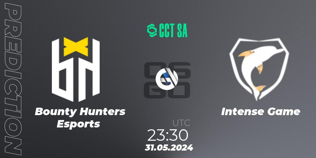 Bounty Hunters Esports vs Intense Game: Match Prediction. 31.05.2024 at 23:30, Counter-Strike (CS2), CCT Season 2 South America Series 1
