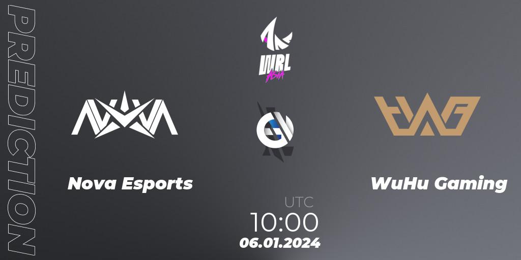 Nova Esports vs WuHu Gaming: Match Prediction. 06.01.24, Wild Rift, WRL Asia 2023 - Season 2: China Conference