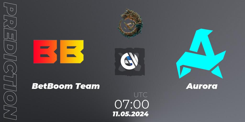 BetBoom Team vs Aurora: Match Prediction. 11.05.2024 at 07:00, Dota 2, PGL Wallachia Season 1 - Group Stage