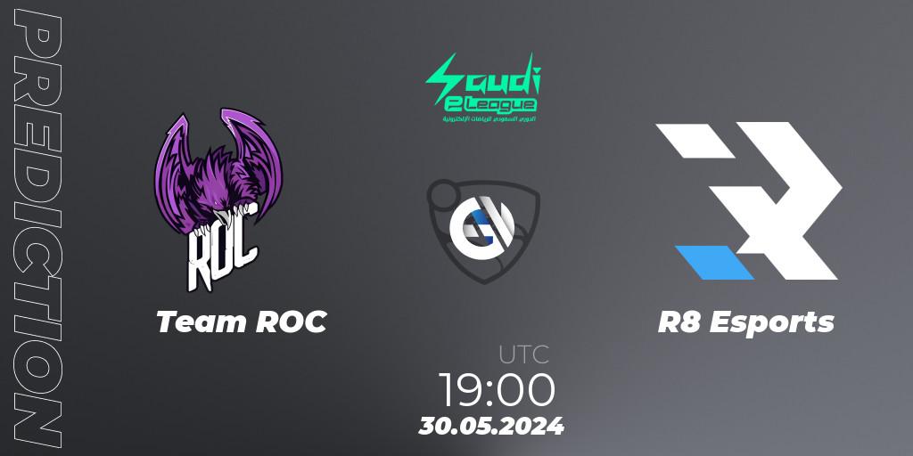 Team ROC vs R8 Esports: Match Prediction. 30.05.2024 at 19:00, Rocket League, Saudi eLeague 2024 - Major 2: Online Major Phase 2