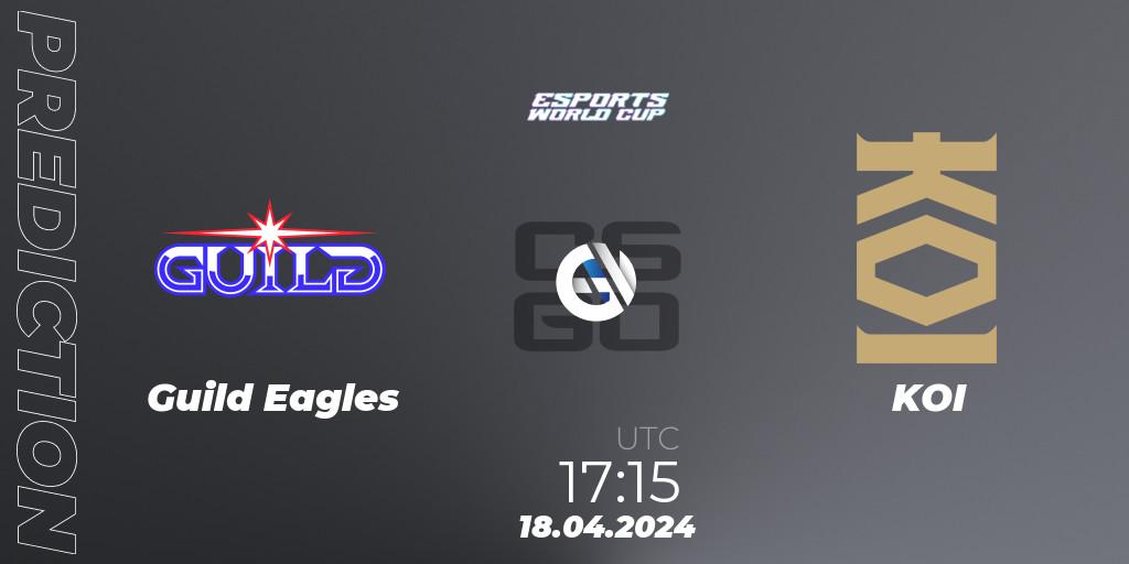 Guild Eagles vs KOI: Match Prediction. 18.04.24, CS2 (CS:GO), Esports World Cup 2024: European Open Qualifier