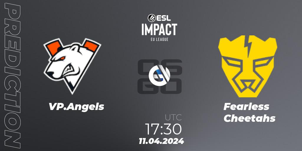 VP.Angels vs Fearless Cheetahs: Match Prediction. 11.04.24, CS2 (CS:GO), ESL Impact League Season 5: Europe