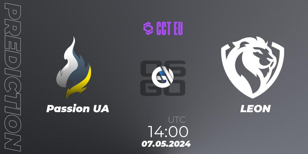 Passion UA vs LEON: Match Prediction. 07.05.2024 at 14:00, Counter-Strike (CS2), CCT Season 2 European Series #3 Play-In