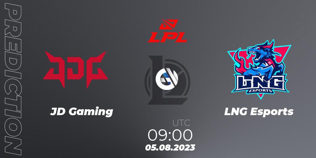 JD Gaming vs LNG Esports: Match Prediction. 05.08.23, LoL, LPL Summer 2023 - Playoffs