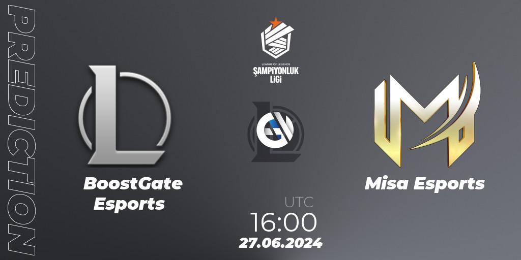 BoostGate Esports vs Misa Esports: Match Prediction. 27.06.2024 at 16:00, LoL, TCL Summer 2024