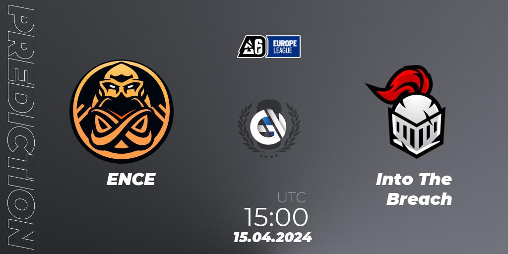 ENCE vs Into The Breach: Match Prediction. 15.04.24, Rainbow Six, Europe League 2024 - Stage 1