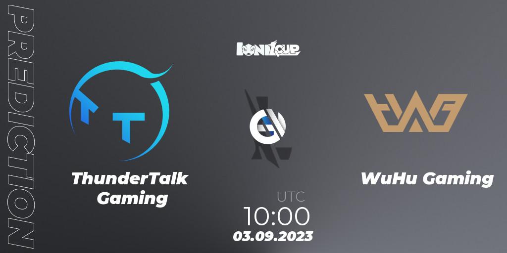 ThunderTalk Gaming vs WuHu Gaming: Match Prediction. 03.09.23, Wild Rift, Ionia Cup 2023 - WRL CN Qualifiers