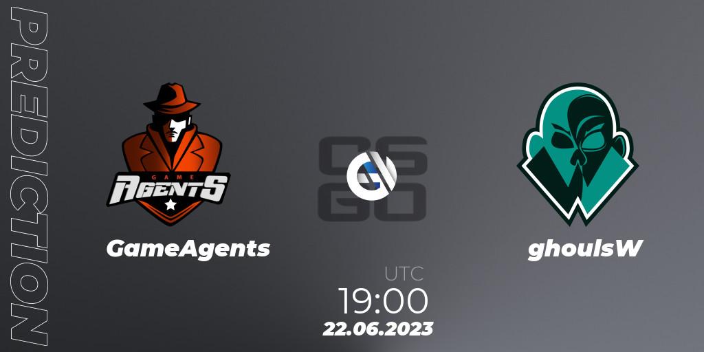 GameAgents vs FPSBUG: Match Prediction. 22.06.2023 at 19:00, Counter-Strike (CS2), Preasy Summer Cup 2023