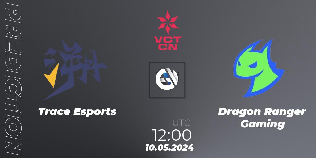 Trace Esports vs Dragon Ranger Gaming: Match Prediction. 10.05.2024 at 12:00, VALORANT, VCT 2024: China Stage 1