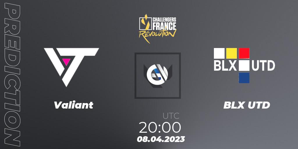 Valiant vs BLX UTD: Match Prediction. 08.04.2023 at 20:15, VALORANT, VALORANT Challengers France: Revolution Split 2 - Regular Season