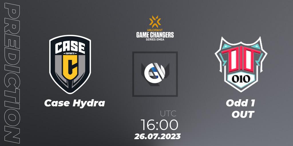 Case Hydra vs Odd 1 OUT: Match Prediction. 26.07.2023 at 15:00, VALORANT, VCT 2023: Game Changers EMEA Series 2