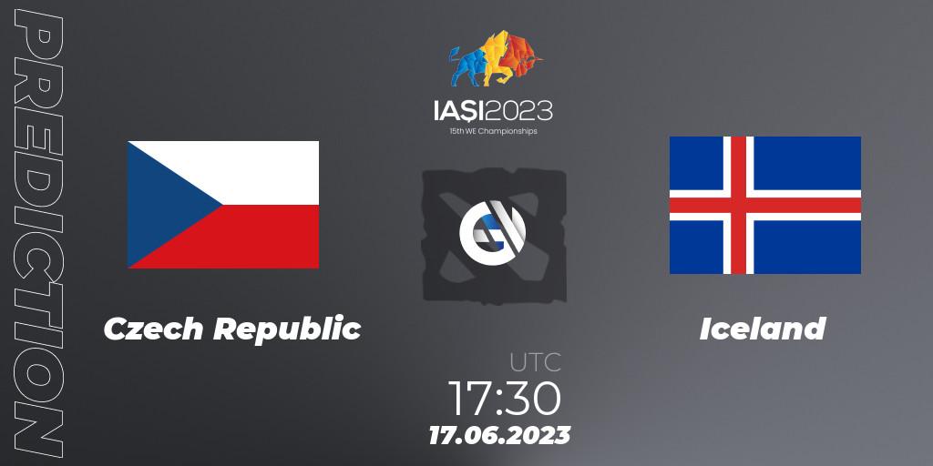 Czech Republic vs Iceland: Match Prediction. 17.06.2023 at 17:30, Dota 2, IESF Europe A Qualifier 2023