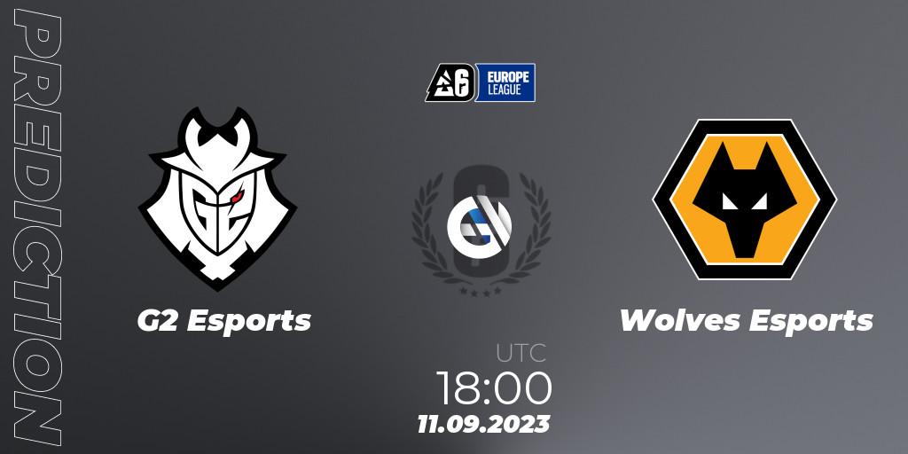 G2 Esports vs Wolves Esports: Match Prediction. 11.09.23, Rainbow Six, Europe League 2023 - Stage 2