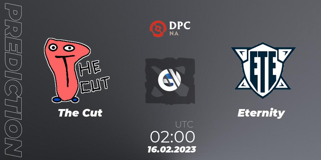 The Cut vs Eternity: Match Prediction. 16.02.23, Dota 2, DPC 2022/2023 Winter Tour 1: NA Division II (Lower)