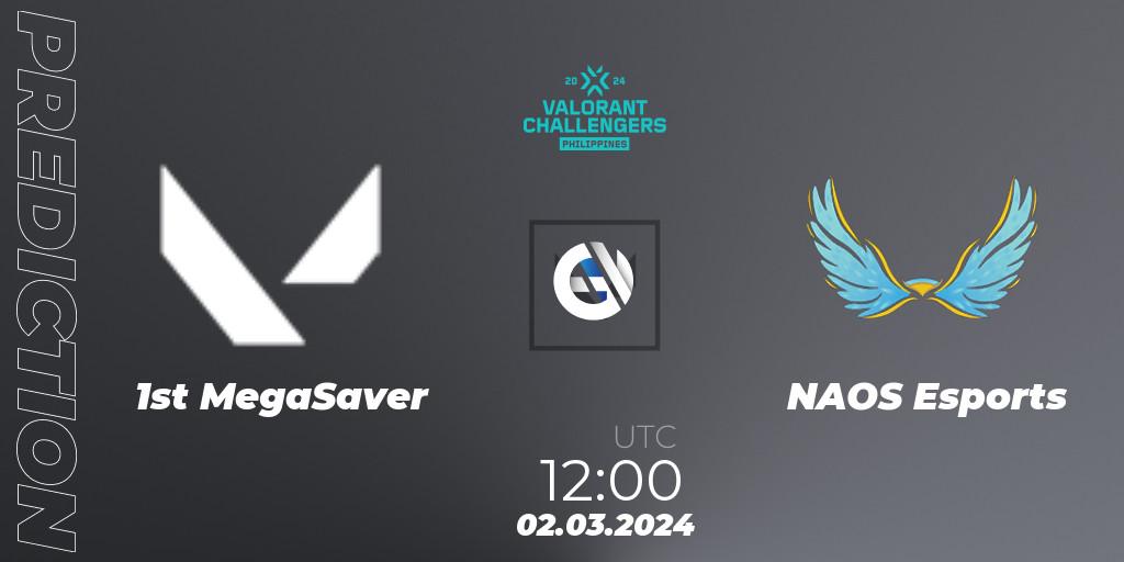 1st MegaSaver vs NAOS Esports: Match Prediction. 02.03.24, VALORANT, VALORANT Challengers 2024 Philippines: Split 1