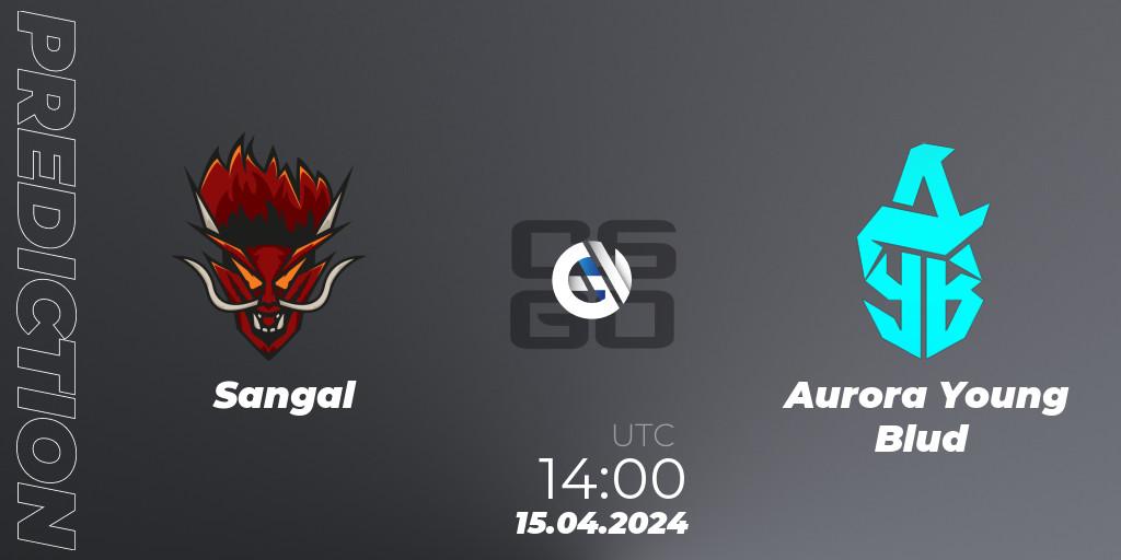 Sangal vs Aurora Young Blud: Match Prediction. 15.04.2024 at 14:10, Counter-Strike (CS2), CCT Season 2 Europe Series 1 Closed Qualifier