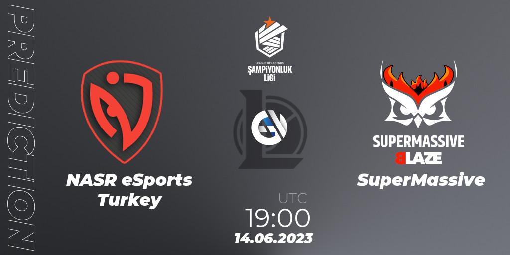 NASR eSports Turkey vs SuperMassive: Match Prediction. 14.06.2023 at 19:00, LoL, TCL Summer 2023 - Group Stage