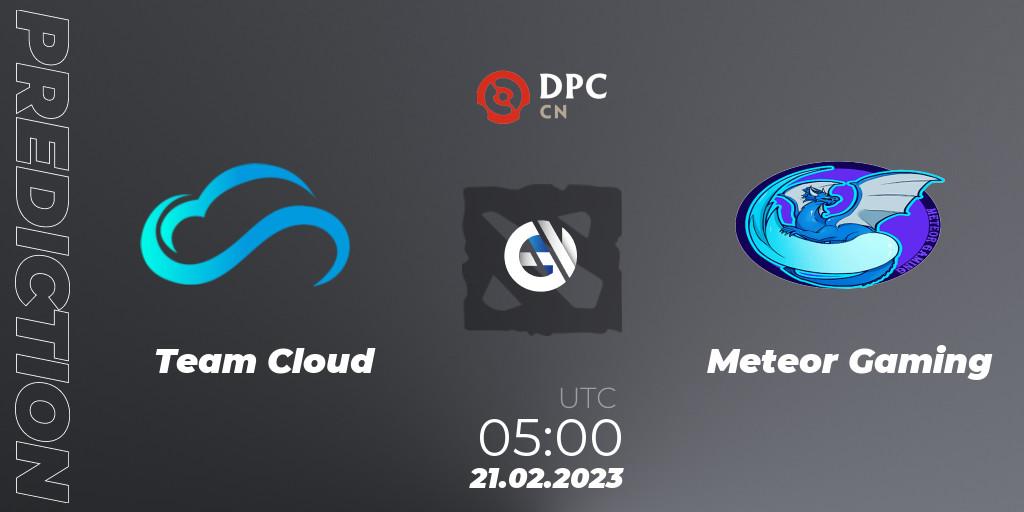 Team Cloud vs Meteor Gaming: Match Prediction. 21.02.23, Dota 2, DPC 2022/2023 Winter Tour 1: CN Division II (Lower)