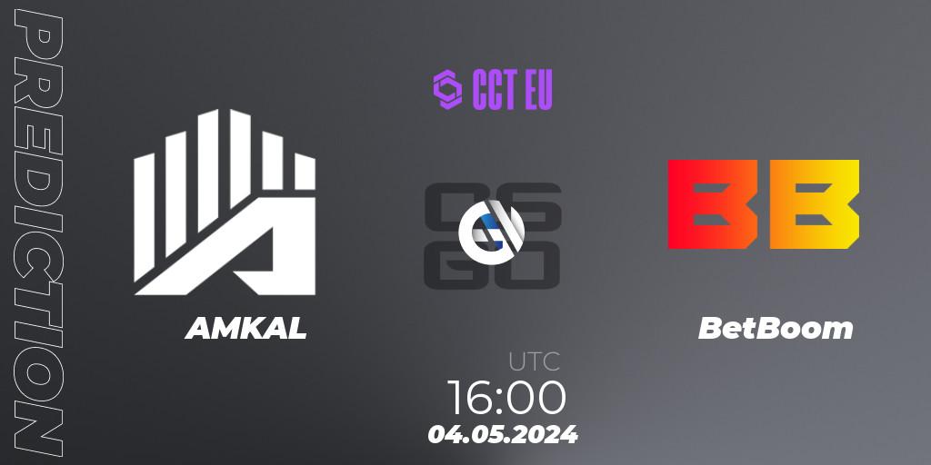 AMKAL vs BetBoom: Match Prediction. 04.05.2024 at 16:00, Counter-Strike (CS2), CCT Season 2 Europe Series 1