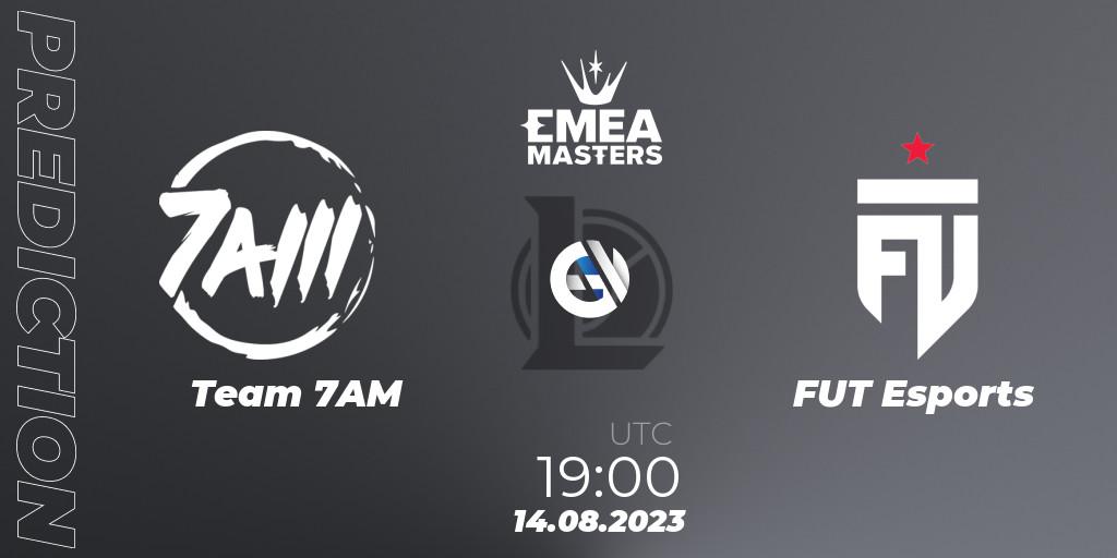Team 7AM vs FUT Esports: Match Prediction. 14.08.23, LoL, EMEA Masters Summer 2023