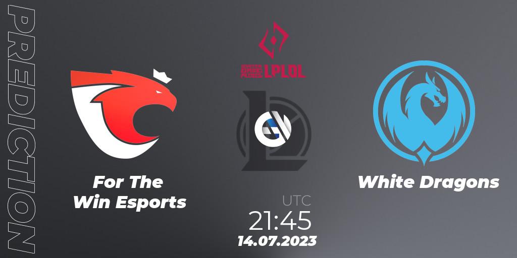 For The Win Esports vs White Dragons: Match Prediction. 14.07.23, LoL, LPLOL Split 2 2023 - Group Stage