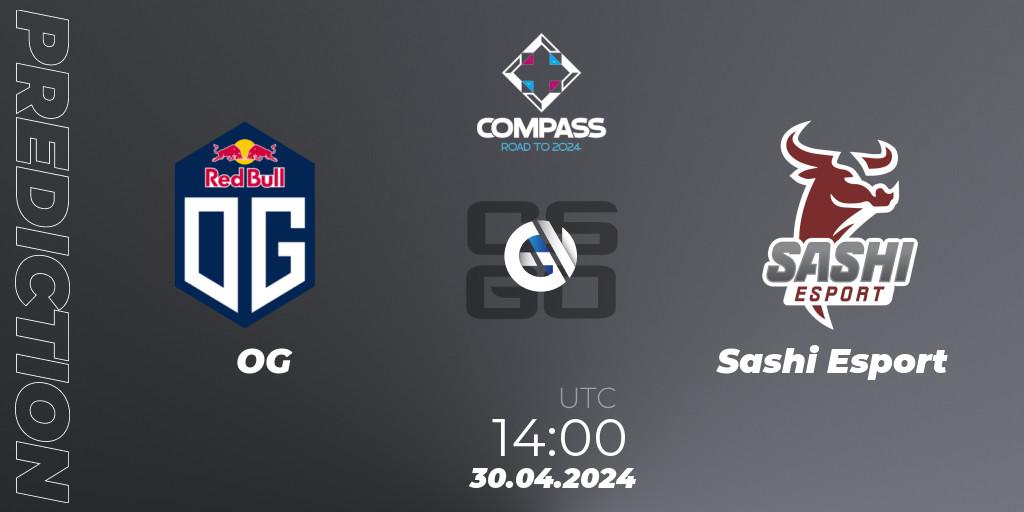 OG vs Sashi Esport: Match Prediction. 30.04.2024 at 14:00, Counter-Strike (CS2), YaLLa Compass Spring 2024