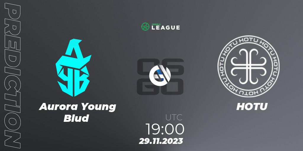Aurora Young Blud vs HOTU: Match Prediction. 29.11.2023 at 19:00, Counter-Strike (CS2), ESEA Season 47: Advanced Division - Europe