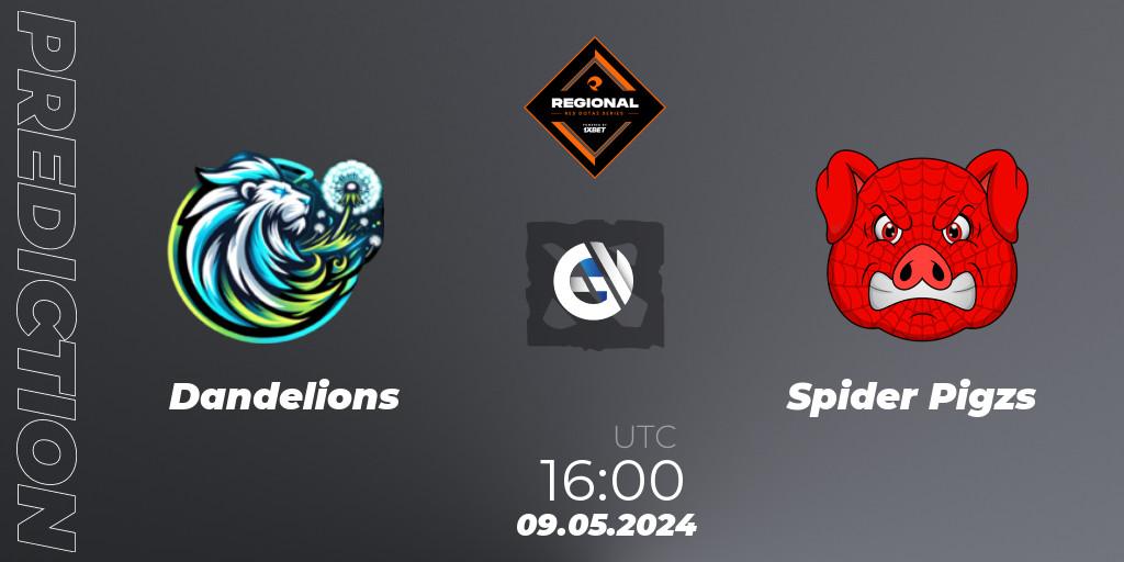 Dandelions vs Spider Pigzs: Match Prediction. 09.05.2024 at 16:00, Dota 2, RES Regional Series: EU #2