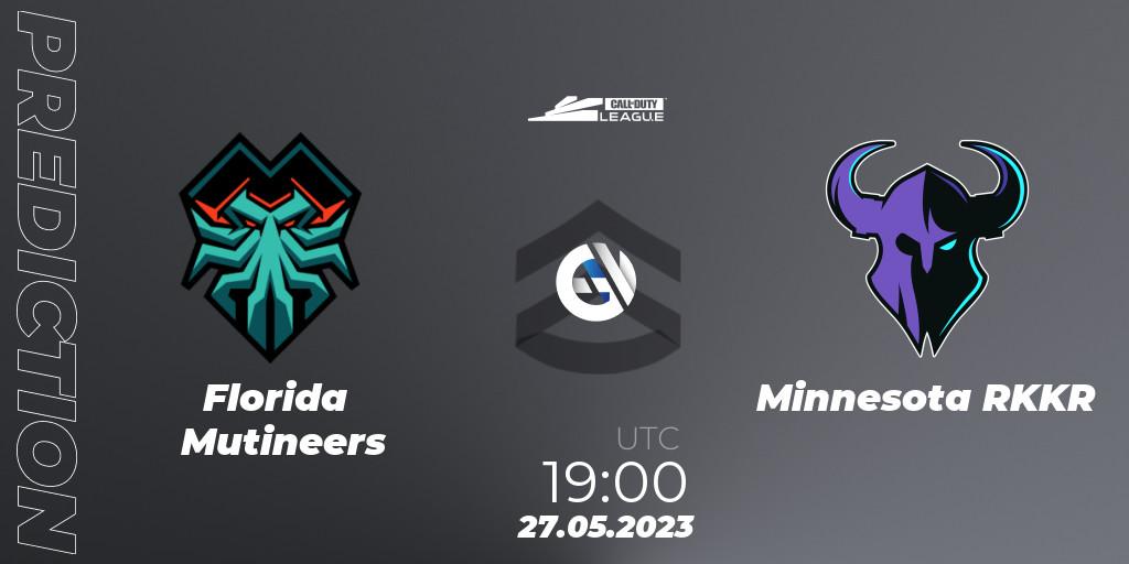 Florida Mutineers vs Minnesota RØKKR: Match Prediction. 27.05.2023 at 19:00, Call of Duty, Call of Duty League 2023: Stage 5 Major