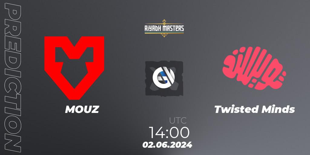 MOUZ vs Twisted Minds: Match Prediction. 02.06.2024 at 14:00, Dota 2, Riyadh Masters 2024: Western Europe Closed Qualifier