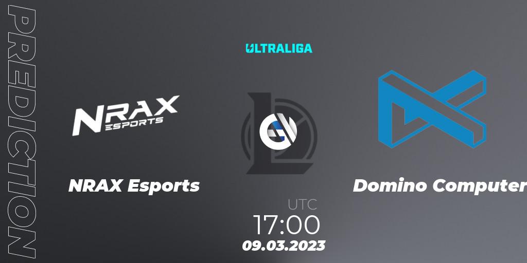 NRAX Esports vs Domino Computer: Match Prediction. 09.03.2023 at 17:30, LoL, Ultraliga 2nd Division Season 6